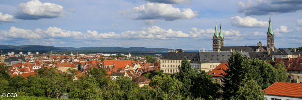 Bamberg mit Türme des Doms
